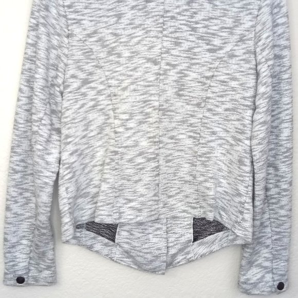 CABI Gray Neo Moto Jacket Blazer M - Picture 10 of 13